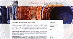 Desktop Screenshot of portal.discoverthecosmos.eu