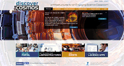 Desktop Screenshot of discoverthecosmos.eu