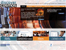 Tablet Screenshot of discoverthecosmos.eu